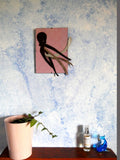Pieuvre marqueterie cuir